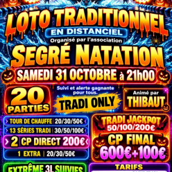 Dernier Loto en Ligne de l'année samedi 31/10/2026 - Halloween
